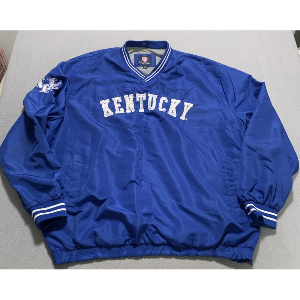 Vintage Kentucky Wildcats G-III Pullover Windbreaker Jacket XXL 2XL Carl Banks